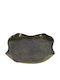Atmosphera Dekorative Platte Rund Metallisch Schwarz 1Stück 20.5x20.5cm