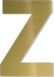 One Two Three Done Sign with Text in Gold Color...
