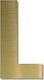 One Two Three Done Sign with Text in Gold Color...