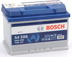 Bosch Baterie Auto S4E080 cu Capacitate 70Ah și CCA 760A Pornire/Oprire Bosch Baterie Auto S4E080 cu Capacitate 70Ah și CCA 760A Pornire/Oprire