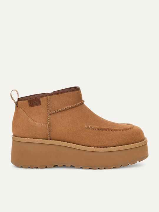 UGG Cityfunc Ultra Mini Μποτάκια Καφέ