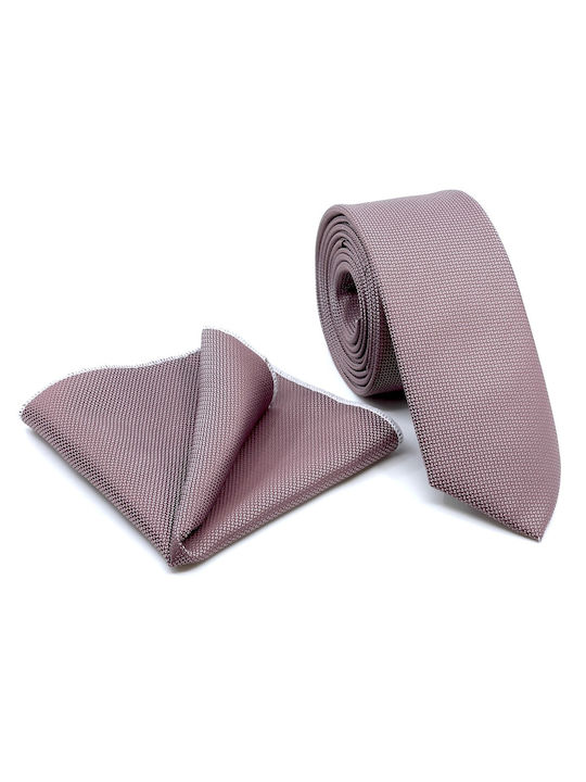 Legend Accessories Men's Tie Set in Pink Color