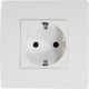 Elmark Power Socket White 1pcs