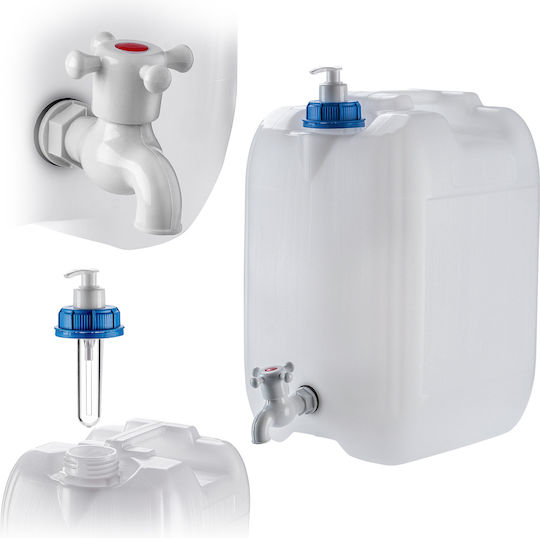 Kadax Wasserkanister Spülbecken Behälter Tank Seifenspender Flüssigkeiten 20l Hahn