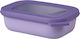 Mepal Φαγητοδοχείo Cirqula Rectangular Vivid Lilac 500ml