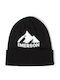 Beanie Unisex Σκούφος με Rib Πλέξη σε Μαύρο χρώμα
