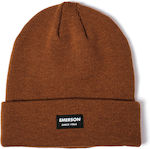 Emerson Beanie Unisex Beanie with Rib Knit in B...