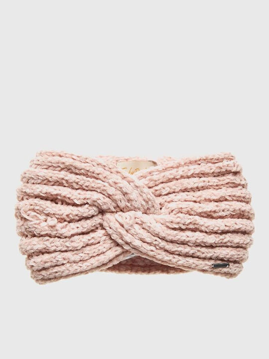 Headband Knitted in Pink color