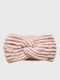Headband Knitted in Pink color
