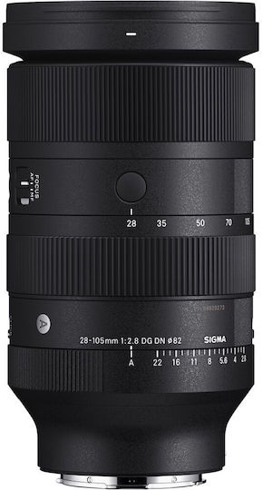 Sigma Full Frame Φωτογραφικός Φακός 28-105mm f/2.8 DG DN Art για Leica L Mount Μαύρος