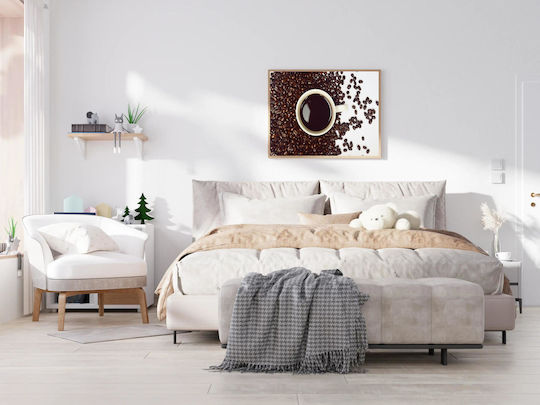 Painting Cup Coffee Coffee Beans 120x80