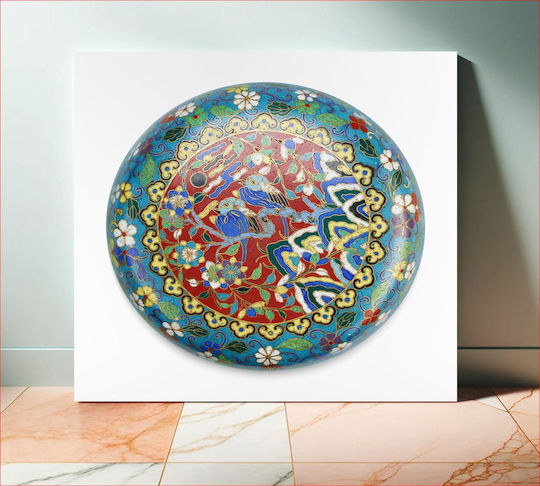 Πίνακας Cloisonné Box 18th Century Metal Work 110x110