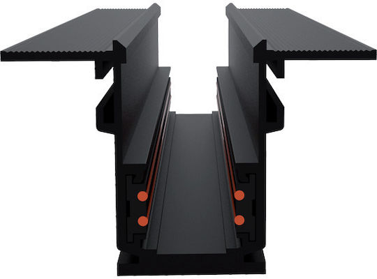 Elmark Mounting Rail for Lighting Fixtures Black 93MRBM1/BL