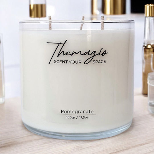 Themagio Scented Soy Candle Pomegranate 500g 77248