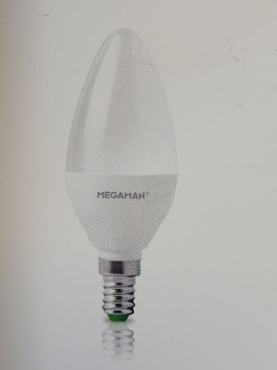 Megaman LED Bulb 4.9W 100mm for Socket E14 and Shape C37 Warm White 440lm