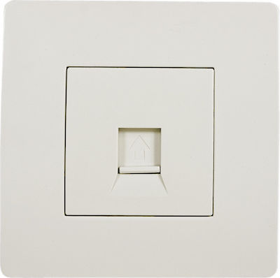 Elmark Power Socket Ecru 1pcs