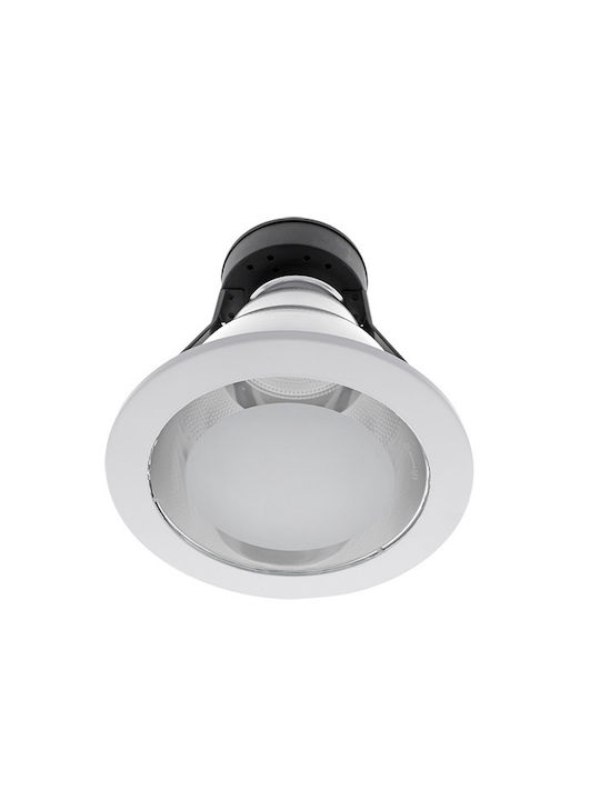 Elmark Einbau Spot mit Fassung E27 Weiß 27x1cm. 1Stück
