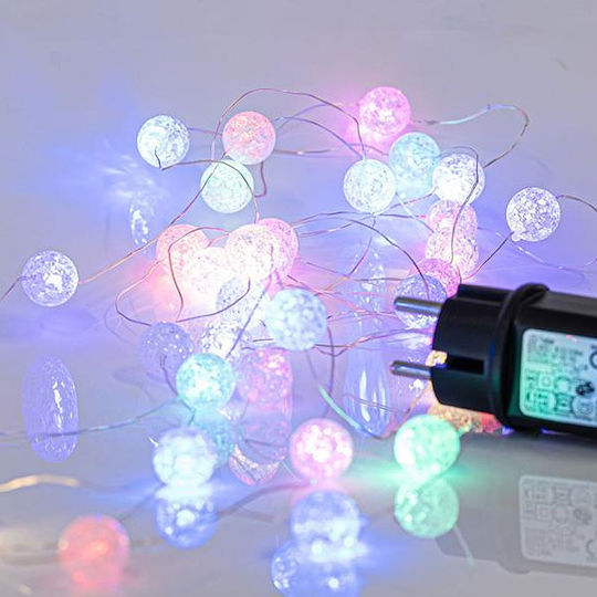 100 LED-Lichterkette 5 m Weiß