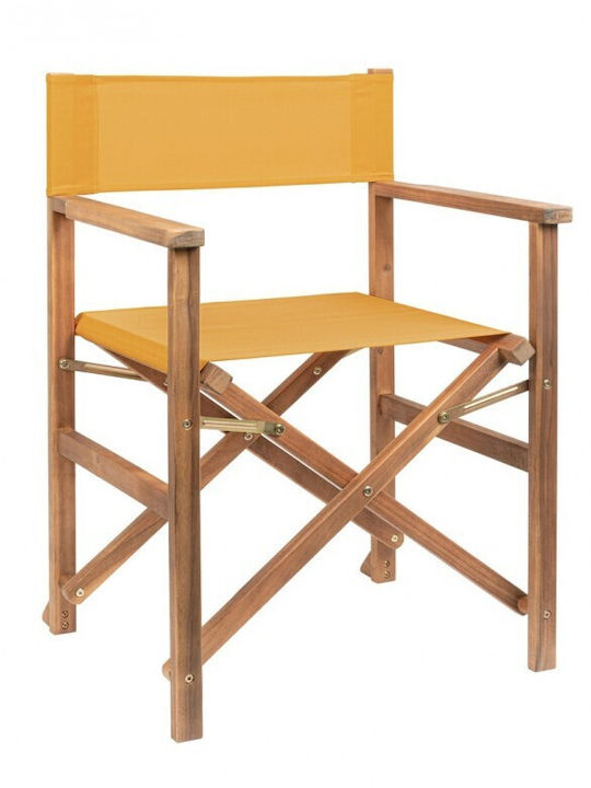 Director's Chair Wooden Noemi Mustard 1pcs