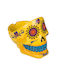 Skull Ashtray 12 Cm Yellow