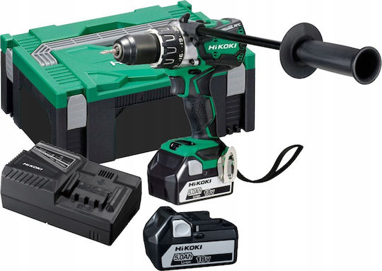Hikoki DS18DBL2WPZ Δραπανοκατσάβιδο Μπαταρίας Brushless 18V 2x5Ah