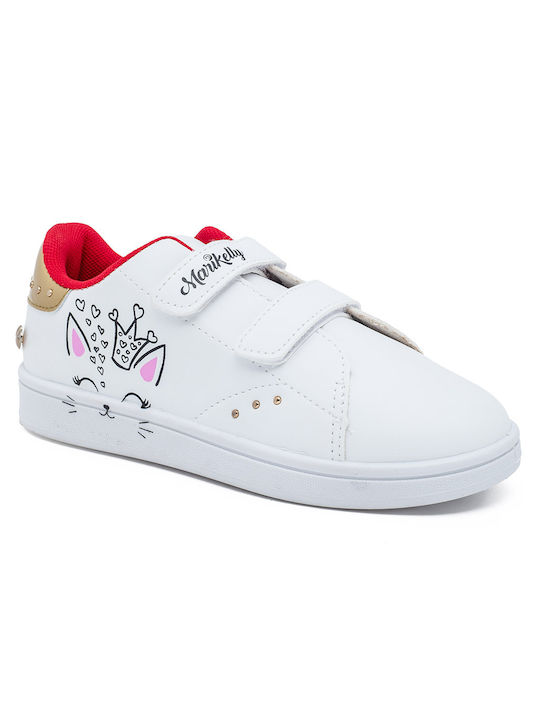 Kinder Sneakers mit Klettverschluss Weiß