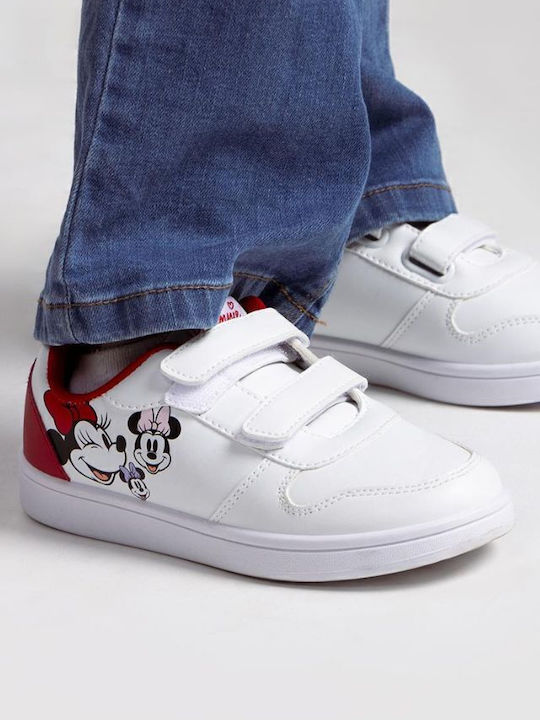 Disney Παιδικά Sneakers με Σκρατς Λευκά