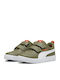 Courtflex V3 V PS Kids Sneakers with Scratch Khaki