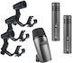 Sennheiser H10BU00025 Σετ Δυναμικό Μικρόφωνο XLR Shock Mounted για Studio
