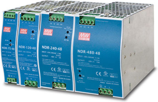 Planet Τροφοδοτικό Ράγας με Έξοδο 48V και Ισχύ 120W