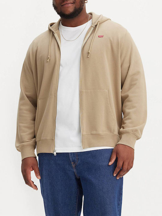 Levi's Original Ζακέτα με Κουκούλα Biege