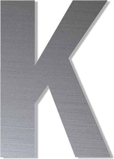 One Two Three Done Sign with Text in Silver Color 7.5cm 13319-75-Κ-ΝΙ