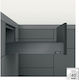 Metallschublade Blum Legrabox H 10,6cm Tiefe 50cm Integrierte Bremse Tip On Anthrazit