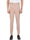 Pantaloni Chino Elastic Pink