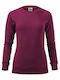Malfini Women's Long Sleeve Promotional Sweatshirt Bordeaux