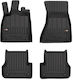 Frogum Set of Front and Rear Mats 4pcs for Audi A6 / Allroad 2011-2018 Black