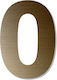Letter "o" Bronze Adhesive 120mm Plastic Darvin...