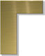 House Letter Sticker ''g'' 80 X 64 Mm Gold Matt...