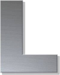 Γράμμα Κατοικιών Αυτοκόλλητο ''l'' 80 X 64 Mm Inox Ματ Πλαστικό Darvin Γράμμα Κατοικιών Αυτοκόλλητο ''l'' 80 X 64 Mm Inox Ματ Πλαστικό Darvin