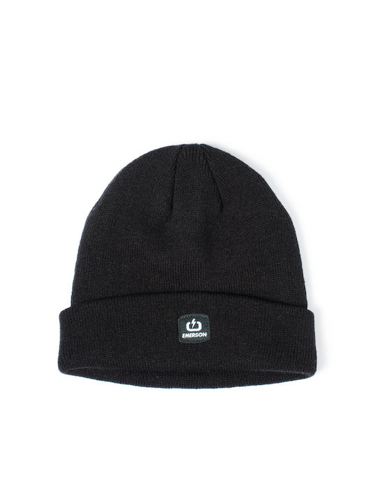 Emerson Kids Beanie Knitted Black