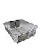 Sidirela Loft Sink Strainer Metallic Gray 36x32x14cm
