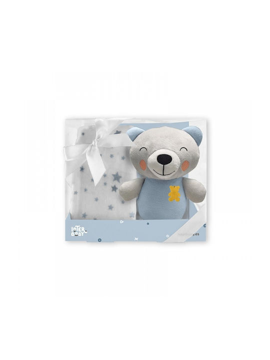 Interbaby Baby Blanket Spanish Nursery Swaddling Blanket with Animal 80x110cm