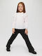 Kids Shirt Long Sleeve White