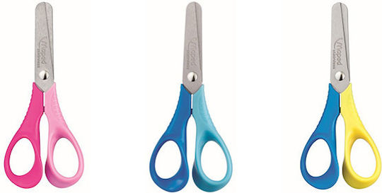 Maped Scissors for Crafts 12cm with Metallic Blade Yellow Yellow/Light Blue 1pcs
