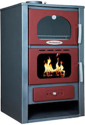 Thermosteel X70 Χαλύβδινη Ξυλόσομπα με Φούρνο 15.5kW