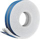 Viosarp Foam Self-Adhesive Tape Draft Stopper Window / Door in White Color 8mx2cm