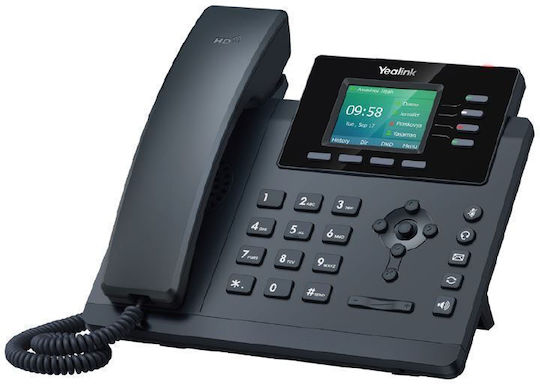 Yealink T34w Τηλέφωνο Ip Voip T33 Τροφοδοτικό Ενισχυμένο Wifi