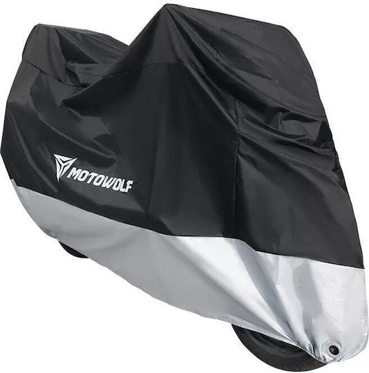 Motowolf 210d Motorcycle Cover Size 245x105x125
