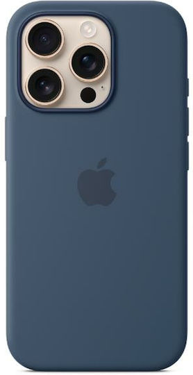 Apple Silicone Case with MagSafe Back Cover Silicone Denim (iPhone 16 Pro)