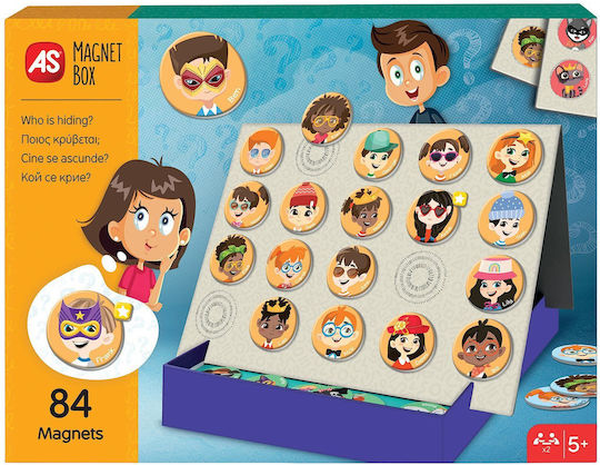 AS Magnetic Construction Toy Magnet Box Who Is Hiding? for Children 5+ Years